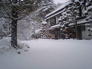 長野は雪だった